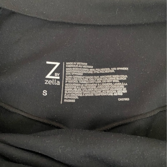 Z by Zella black maternity over the bump leggings Small - Picture 3 of 4